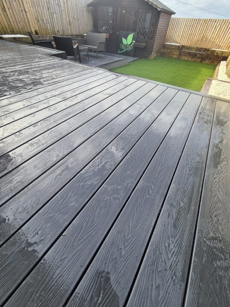 Composite decking installed by professionals in Stoke-on-Trent
